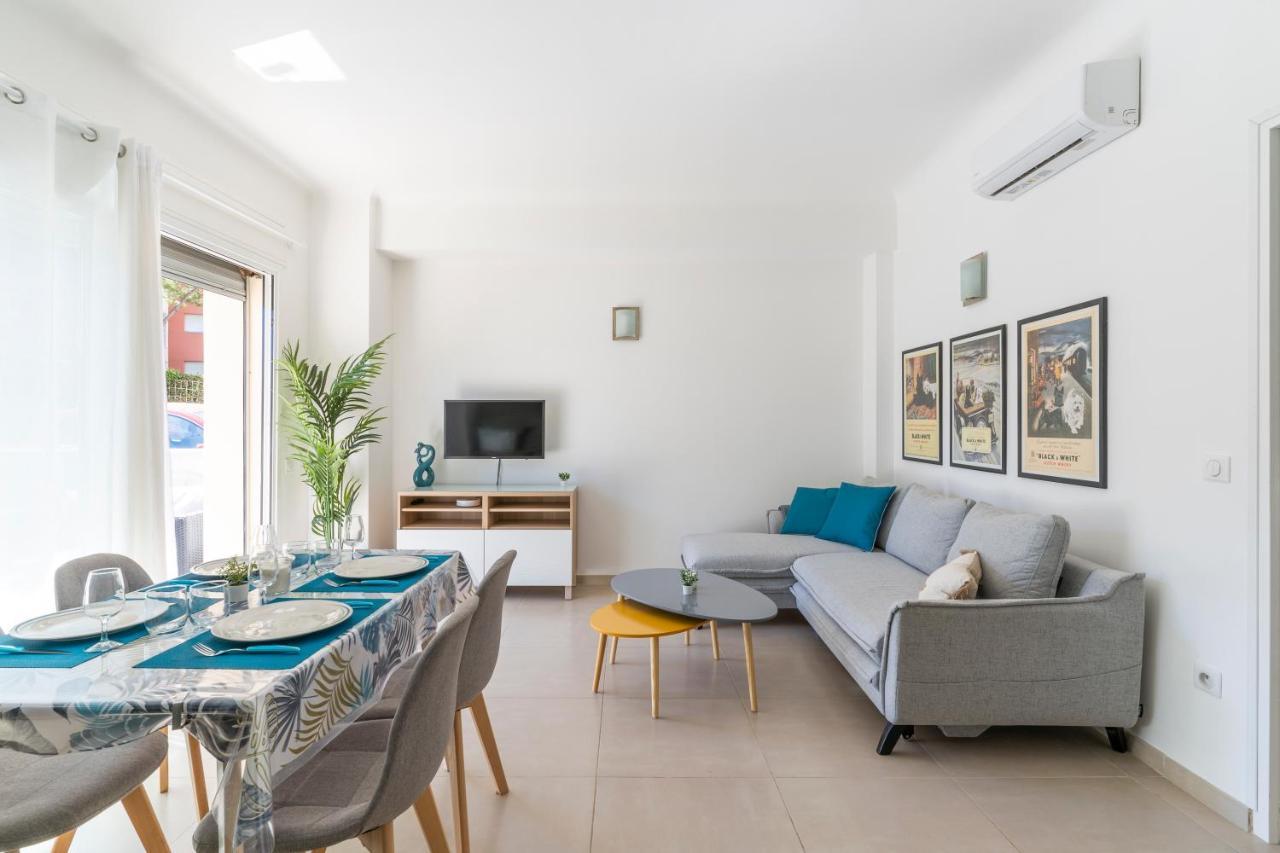 Le Grand Large - Appt Proche Plage Antibes Bagian luar foto
